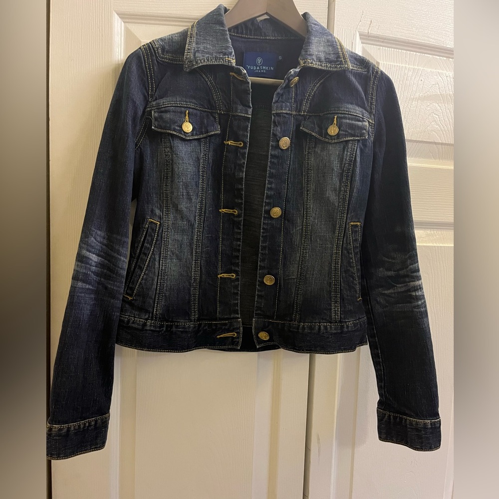 Valentin Yudashkin Denim Jean Jacket Sz S /Юдашкин